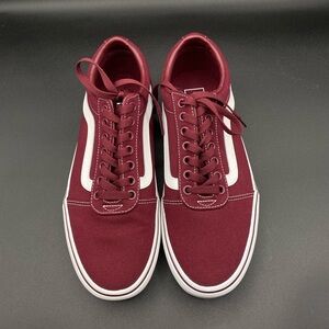 Men’s Vans Ward Lo Sneaker (Canvas) Port Royale/White, Size US 9